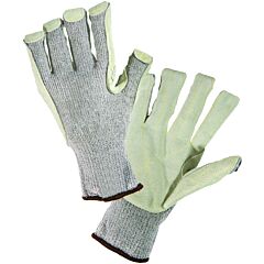 Pip 730Tglp Posigrip, 13G Gray Hppe Terry Loop In Shell, Leather Palm Gloves, Kevlar Sewn, Class A5