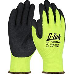 Pip Hvg700Slc Posigrip, Black Crinkle Latex Palm, Green Hi-Vis Liner, Class A3