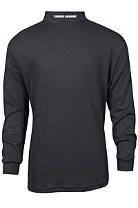 Carbon Armour Bstavlsmd Silver Fr Mock Neck Long Sleeve, Grey, Size Medium