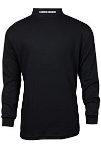 Carbon Armour Bstbkls4Xt Black Fr Mock Neck Long Sleeve, Black, Size 4X-Large/Tall