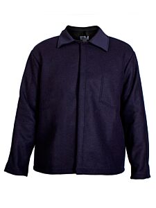 National Safety Apparel C09Wl3X30 Wool Jacket, 30" Long, Navy, Size 3X-Large