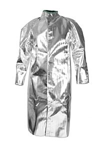 Carbon Armour C17Asmd30 Alum 16 Oz Acrysil Jacket 30", Silver, Size Medium