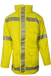 Drifire C18Tzmqc3Xltl Fr Lined Parka Class 3, Yellow, Size X-Large/Tall