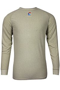 Drifire C52Jksrlsmd Fr Control 2.0 Long Sleeve Base Layer T-Shirt, Sand, Size Medium
