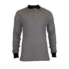 Drifire Tecgen C541Ngebslsxs Fr Long Sleeve Henley, Grey, Size X-Small