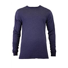 Drifire Tecgen C541Nnbls4X Fr Long Sleeve Crewneck T-Shirt, Navy, Size 4X-Large