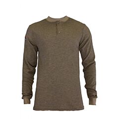 Drifire Tecgen C541Ntnbslslg Fr Long Sleeve Henley, Tan, Size Large