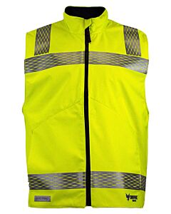 Drifire Df2-Cm-G2Vc2-Hy-2Xt Ia Fr Fleece Lined Vest, Type R Class 2, Yellow, Size 2X-Large/Tall