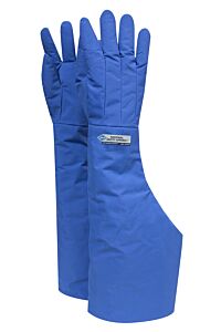 Cryogen Safety G99Crbepxlsh Glove, Waterproof, Shoulder Length, Blue, Size X-Large