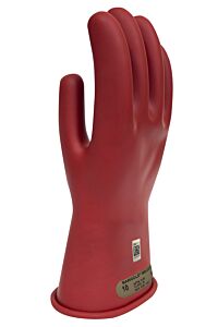 Enespro Gc00R11 Class 00 Rubber Voltage Gloves, Red, Size 11