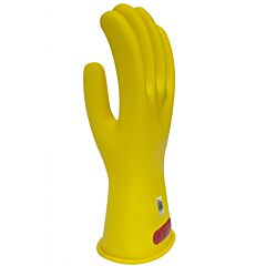 Enespro Gc0Y1114 Ag Safety Class 0 Rubber Voltage Gloves, 14" Long, Made In Usa, Yellow, Size 11