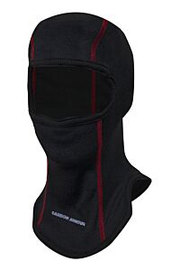 National Safety Apparel H100Cx Carbon Armour Balaclava, Short Bib, Regular, Black