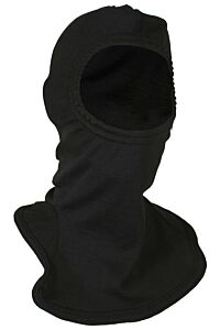 National Safety Apparel H18Cx Carbon Armour Balaclava, Short Bib, Black