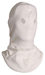 National Safety Apparel H43Nk Nomex Balaclava, Eye Holes, White