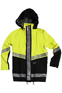Drifire Hydrolite Fr Hydro2Jack-Yb-Md 2.0 Storm Jacket Class 3, Yellow/Black, Size Medium