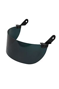 National Safety Apparel I Zfsc5Flip Replacement Faceshield, 4" Shade 5 Blue Flip, Cobalt
