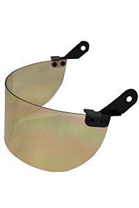 National Safety Apparel I Zfscgflip Replacement Faceshield, 4" Gold Flip, Gold