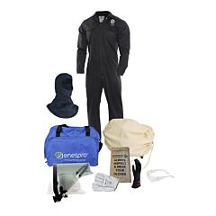 Enespro Kit2Cv11Bsm10 12 Cal Coverall Kit Balaclava, Gloves, Navy, Size Small
