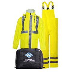 Arc H2O Kitrlc3Md Arc H2O Fr/Ar Type R Class 3 Rainwear Kit, Yellow, Size Medium