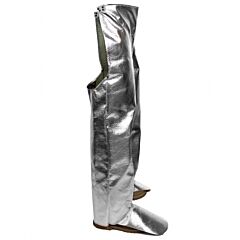 Carbon Armour L40Nlnl40 Alum 19 Oz Chaps 40" Long, Silver