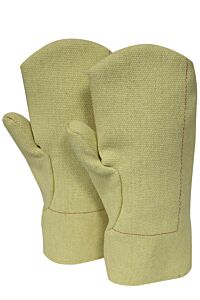 National Safety Apparel M11Tcvb02213 Thermo Mitten Wool Lined, 13" Reg H6, Yellow, Size