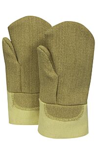 National Safety Apparel M52Pclw00214 Pbi Mitten Wool Lined Thermo Cuff, 14", H4, Gold, Size