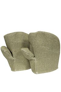 National Safety Apparel M59Zpxx10 Fiberglass Slipover For M60 Mittens 10", Brown, Size