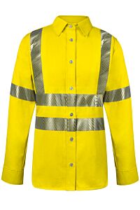 Drifire Shrtvc3W4Xsh Fr Women'S Work Shirt Class 3, Yellow, Size 4X-Large/Short