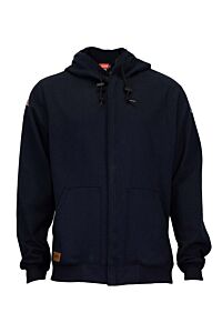 Drifire Swsi2Z-4X Fr Heavyweight Zip Front Hoodie, Navy, Size 4X-Large