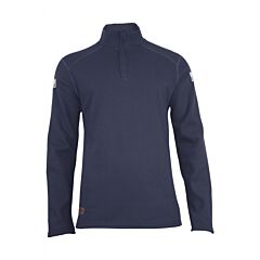 Drifire Swsi3Mz-Sm Fr Midweight 1/4 Zip Mock Neck Fleece, Navy, Size Small