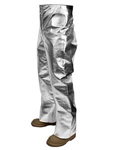 Carbon Armour T45H5Smx32 Alum 11 Oz Ripstop Over Pant 32", Silver, Size Small
