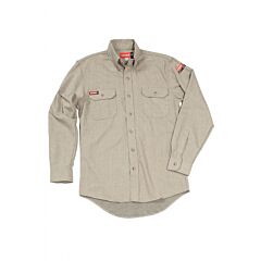 Drifire Tcg01120214 Fr Work Shirt W/ Select, Tan, Size Small/Long