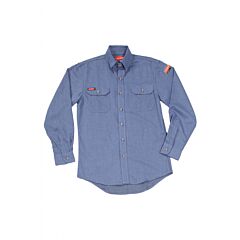 Drifire Tcg01190227 Fr Work Shirt W/ Select, Light Blue, Size 2X-Large/Long-Tall