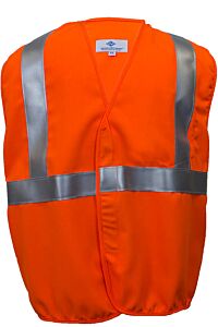 Drifire V00Hz2Vxl Fr Solid Vest Class 2, Orange, Size X-Large