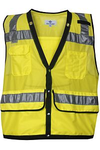 Vizable Vnt8016Lt Mesh Survey Vest Type R Class 2, Yellow, Size Large/Tall