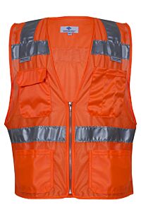 Vizable Vnt8149Mt Deluxe Mesh Road Vest Type R Class 2, Orange, Size Medium/Tall