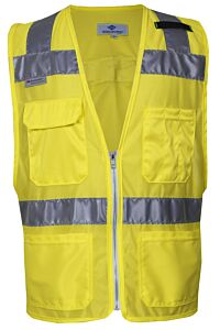 Vizable Vnt8150Lt Deluxe Mesh Road Vest Type R Class 2, Yellow, Size Large/Tall