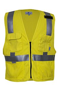 Drifire Vnt99363Xxlt Fr Mesh Deluxe Vest Class 2, Yellow, Size 2X-Large/Tall