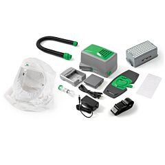 Rpb 17-0026 T200 Respirator, Includes: 17-210-32 T200 Air Duct/Bump Cap Assembly With 17-732 Tychem 2000 Shoulder Length Face Seal Hood, 04-831 Breathing Tube, 03-802 Px5 Papr Assembly, 03-894 Multi Gas Cartridge - Niosh