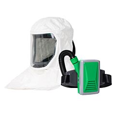 Rpb 17-0041 T-Link Respirator, Includes: 17-110 T-Link Bump Cap Assembly, 17-713 Tychem 4000 Sealed Seams Hood, 04-831 Breathing Tube, 03-601 Hx5 Papr Assembly - Niosh