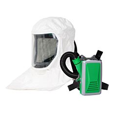 Rpb 17-0045 T-Link Respirator, Includes: 17-110 T-Link Bump Cap Assembly, 17-713 Tychem 4000 Sealed Seams Hood, 04-841 Backpack Breathing Tube, 03-603 Hx5 Papr Backpack Assembly - Niosh