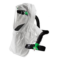 Rpb 17-201-13 T200 Respirator, Includes: 17-200-12 T200 Air Duct/Head Harness Assembly With 17-713 Tychem 4000 Sealed Seams Hood, 04-833 Sar Breathing Tube, 03-101 Constant Flow Valve - Niosh