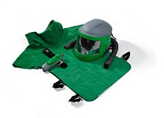 Rpb Nv3-705-53 Nova 3 Respirator, Includes: Nova 3, Nv3-753 Xl Leather Cape, Nv2021B Sar Breathing Tube, 03-501 C40 Climate Control Device - Niosh