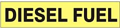 Safehouse Signs Diesel Fuel - Pipe Marker, 2.25X12, Adhesive Vinyl