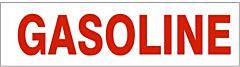 Safehouse Signs Gasoline Pressure Sensitive Decal, 2.25X9, Adhesive Vinyl