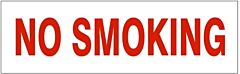 Safehouse Signs No Smoking Pressure Sensitive Decal, 2.25X9, Adhesive Vinyl