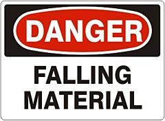 Safehouse Signs Falling Material - Danger Sign, 14" X 20", Aluminum (.040)