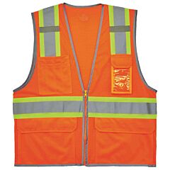 Ergodyne Glowear 8246Z Class 2 Two-Tone Mesh Safety Vest - Reflective Binding