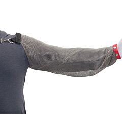 Us Mesh Usm-3105 Stainless Steel Mesh Sleeve With Adjustable Chest Strap, Silver