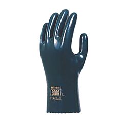 Qrp 3000 Polyurethane Electrostatic Dissipative (Esd) Solvent Gloves With Cotton Lining, 10.25", Black